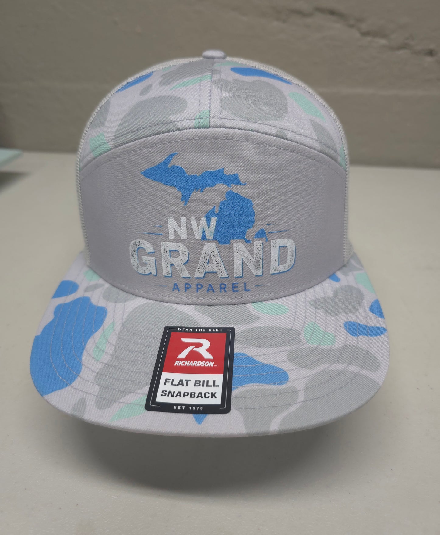 Richardson 168P Printed 7 Panel Trucker Hat