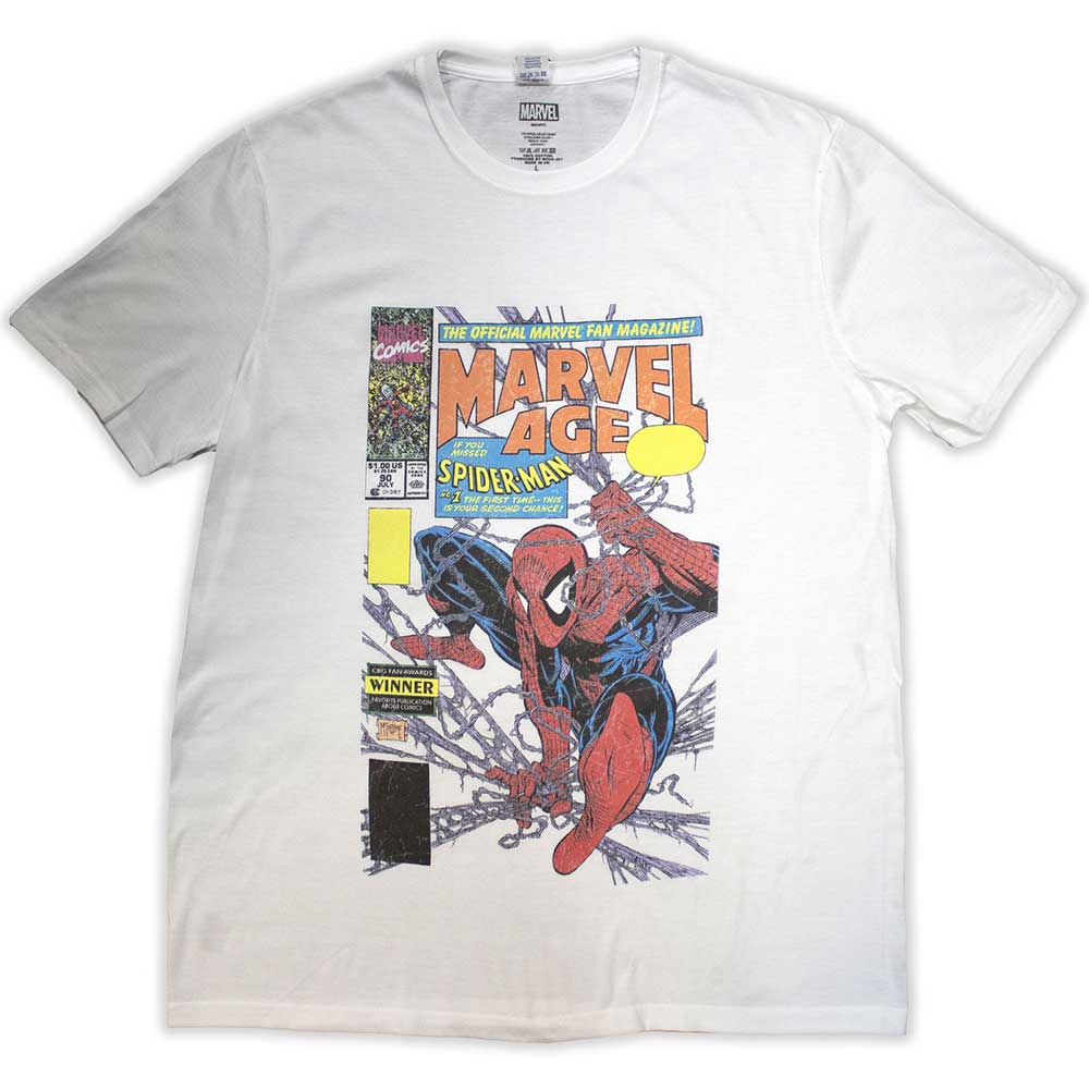Marvel Comics Spider-Man Marvel Age Comic Cover Vintage [T-Shirt]