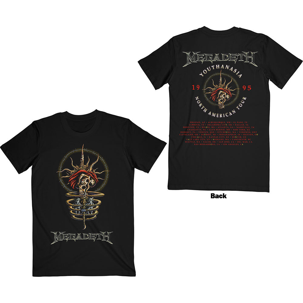 Megadeth Youthanasia 1995 North American Tour [T-Shirt]